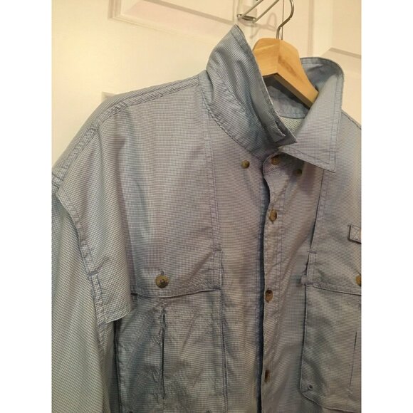 MAGELLAN OUTDOORS‎ MEN’S Sz 2XL VENTED SHIRT BLUE - Picture 6 of 8
